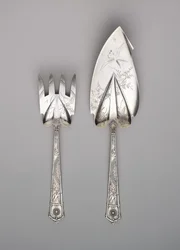 Paletta e forchetta per pesce
