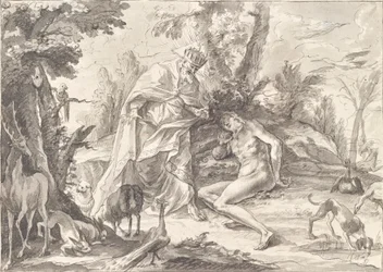 Dio Padre e Adamo in Paradiso