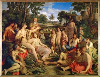 Apollo tra i pastori (olio su tela)