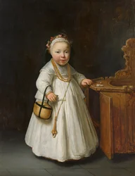 Ragazza vicino a una Sedia Alta, 1640