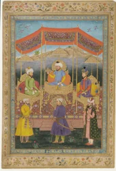 Gruppo ancestrale di sovrani Mughal