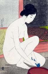 Donna dopo il bagno di Goyo Hashiguchi