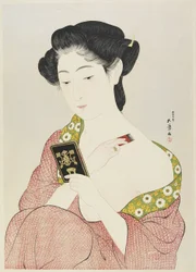 Donna che si trucca, 1918