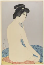 Donna dopo il bagno, luglio 1920
