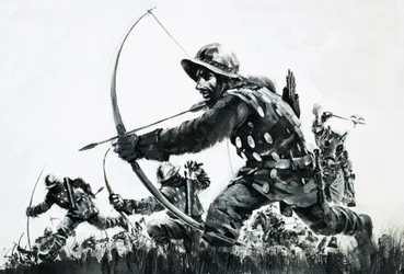Arcieri nella battaglia di Bannockburn