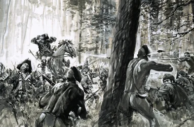 Nel 1765, il generale Edward Braddock cadde in un