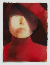 Luce rossa, 2025 (acquerello su Arches)