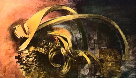 Devastazione, 1941, Città. Travi Contorte 1, 1941