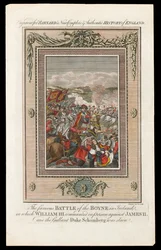 La famosa battaglia del Boyne in Irlanda, 1690