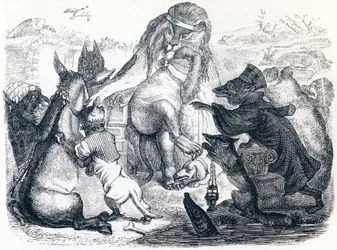 Gli animali malati di peste