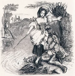 I pesci e il pastore che suona il flauto - Favole di La Fontaine