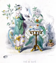 Tè e caffè - allegoria di Grandville