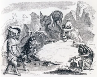 Il leone, il lupo e la volpe - Favole di La Fontaine