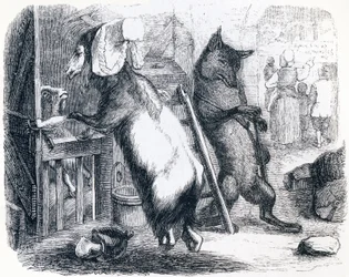 Il lupo, la capra e il capretto (Le loup, la chèvre et le chevreau) - Favole di La Fontaine