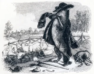 Il lupo diventato pastore - Favole di La Fontaine
