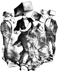 Illustrazione non firmata per la partitura musicale di un