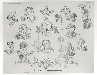 Esercizi Calligrafici, 1832