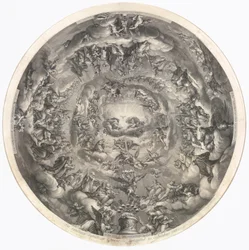 La Santissima Trinità, Soffitto della Chiesa di Val-de-Grâce