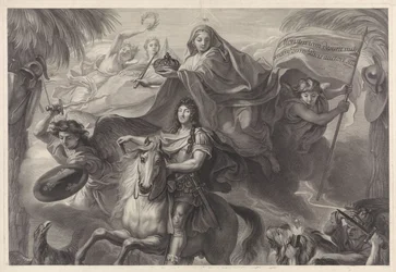 Ritratto equestre allegorico di Luigi XIV, re di Francia