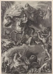 Ritratto allegorico a cavallo di Luigi XIV, re di Francia