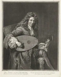 Ritratto del compositore Charles Mouton