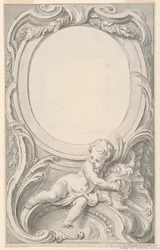 Progetto per cornice intorno al ritratto di Francis Russell, secondo conte di Bedford