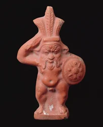 Statuetta del dio domestico egiziano Bes