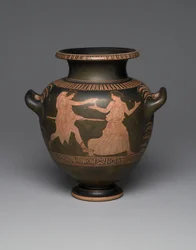 Stamnos a figure rosse attiche, 440-430 a.C.