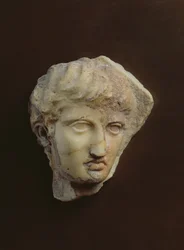 Testa di un cavaliere noto come La Coulonche