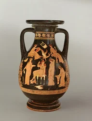 Pelike a figure rosse, c.350 a.C.