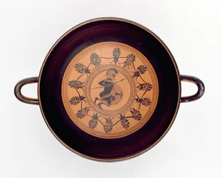 Coppa Siana raffigurante un guerriero, c.560 a.C.