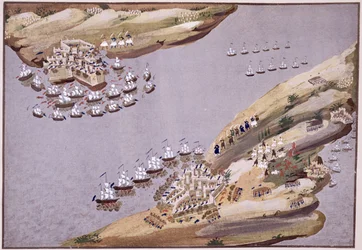 Battaglie per le isole di Creta e Samos, tavola 23 da Storia illustrata della guerra d