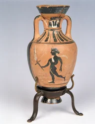 Piccola Anfora Panatenaica, Gruppo Bulas, Atene (ceramica)