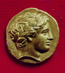 Stater di Filippo II (382-336 a.C.) Re di Macedonia, con un