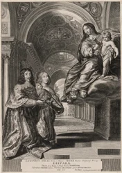 Il voto di Luigi XIII (Luigi XIII e sua moglie, Anna d