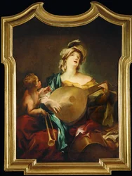 Allegoria della musica (dipinto su tela)
