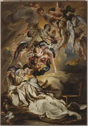 Morte di Santa Scolastica, c.1700