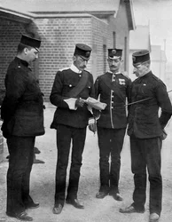 Lo staff del battaglione dei Die Hards, 1896
