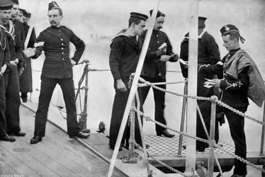 Il postino delle navi a bordo