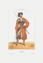 Un uomo Kabardin Da: Scene, paesaggi, costumi e costumi del Caucaso, 1840