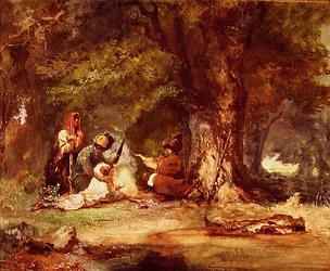 Soldati russi durante le guerre del Caucaso del 1817-64