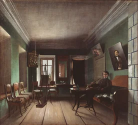 Interno nella casa dei Bykov, 1850