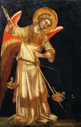 Un angelo che protegge un