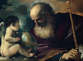 Dio Padre e Angelo, 1620