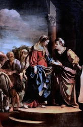 Guercino - La Visitazione. La Visitazione, 1632