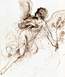 Studio di un angelo, c1611-1666