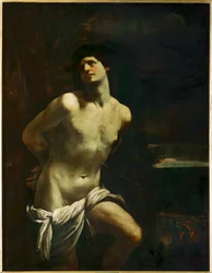 Saint Sebastien martyre dans un paysage - San Sebastiano in un paesaggio ...