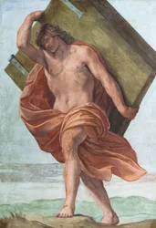 Affreschi del soffitto della stanza del matrimonio Aldobrandini, che raffigurano scene dalle storie di Sansone