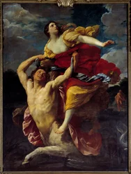 Deianira rapita dal centauro Nesso