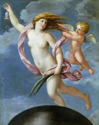 Fortuna con una borsa, 1637
